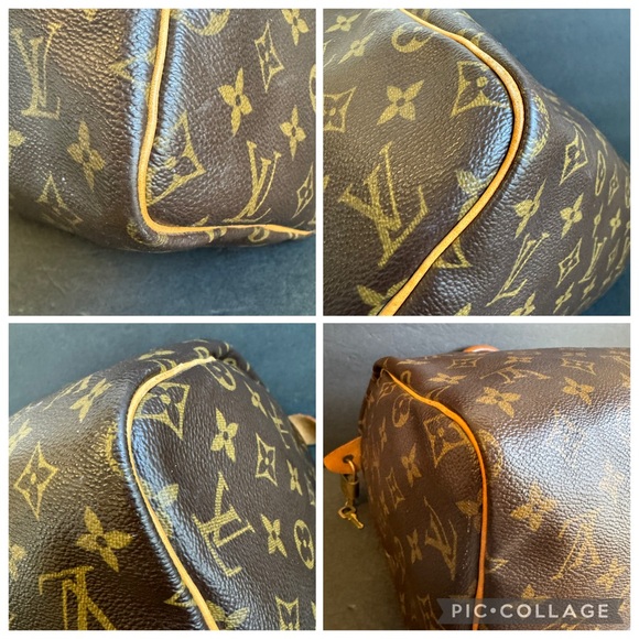 Louis Vuitton Speedy 30 Bag Brown LV Monogram Top Handle Classic Old Money - Picture 15 of 15